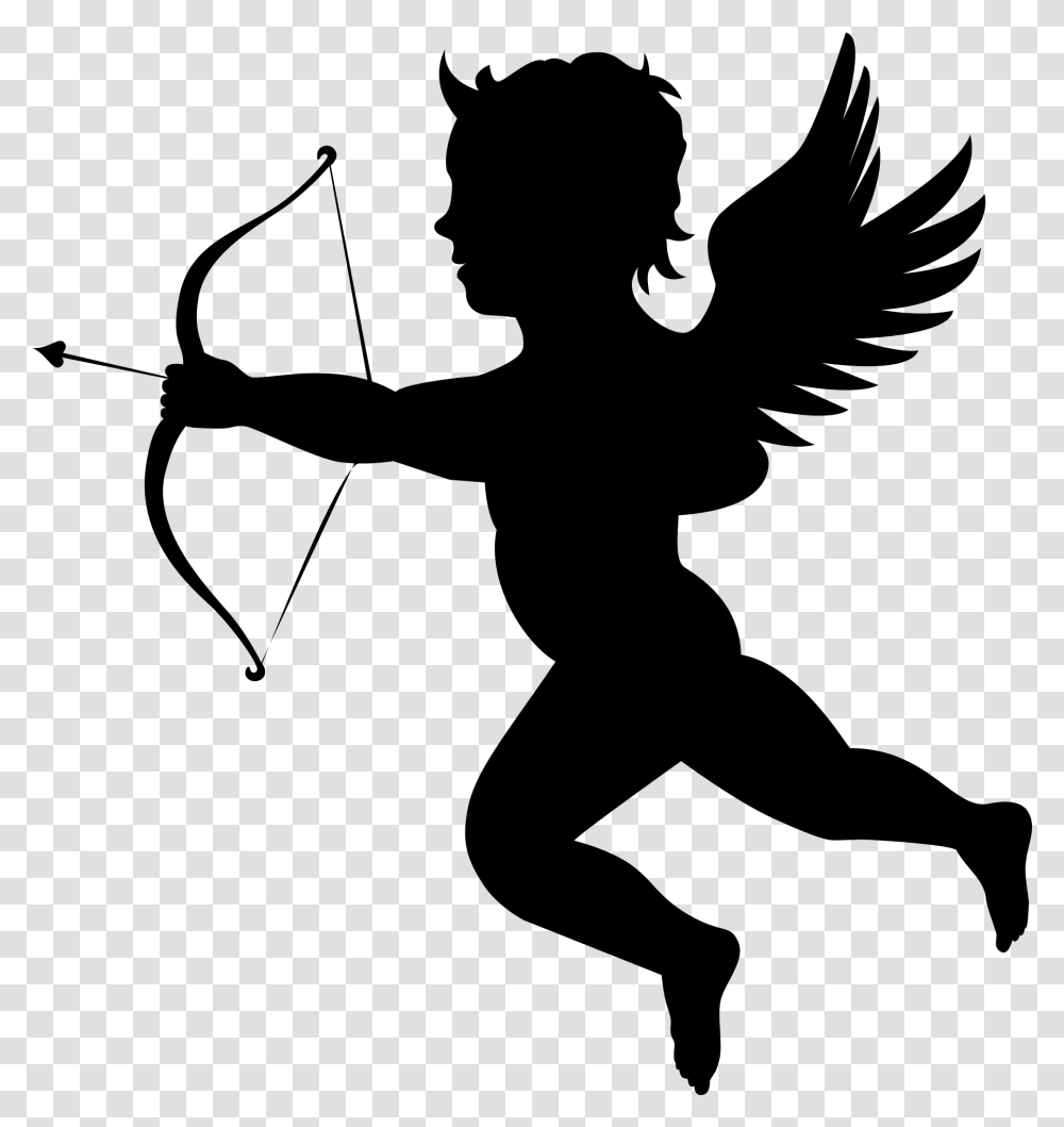 Thumb Image Valentines Day Clipart Cupid, Gray, World Of Warcraft Transparent Png