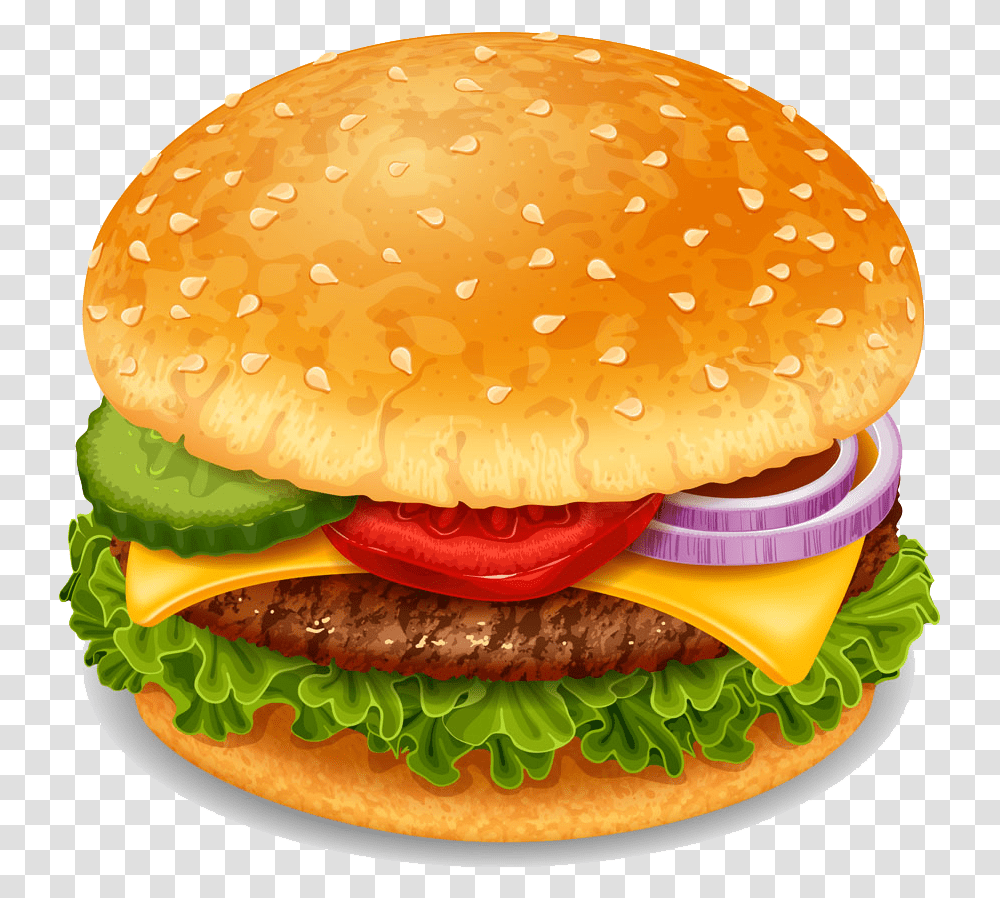 Thumb Image Vector Stock Hamburger, Food Transparent Png