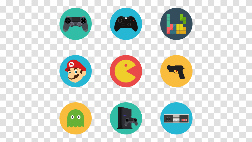 Thumb Image Video Games Icons, Angry Birds, Pac Man Transparent Png