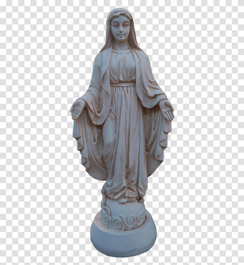 Thumb Image Virgin Mary Statue, Sculpture, Figurine, Person Transparent Png