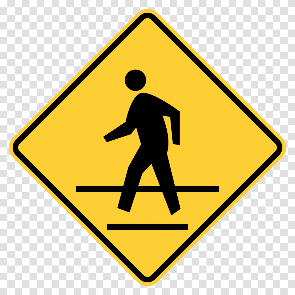 Thumb Image Walking Man Street Sign, Person, Human, Road Sign Transparent Png