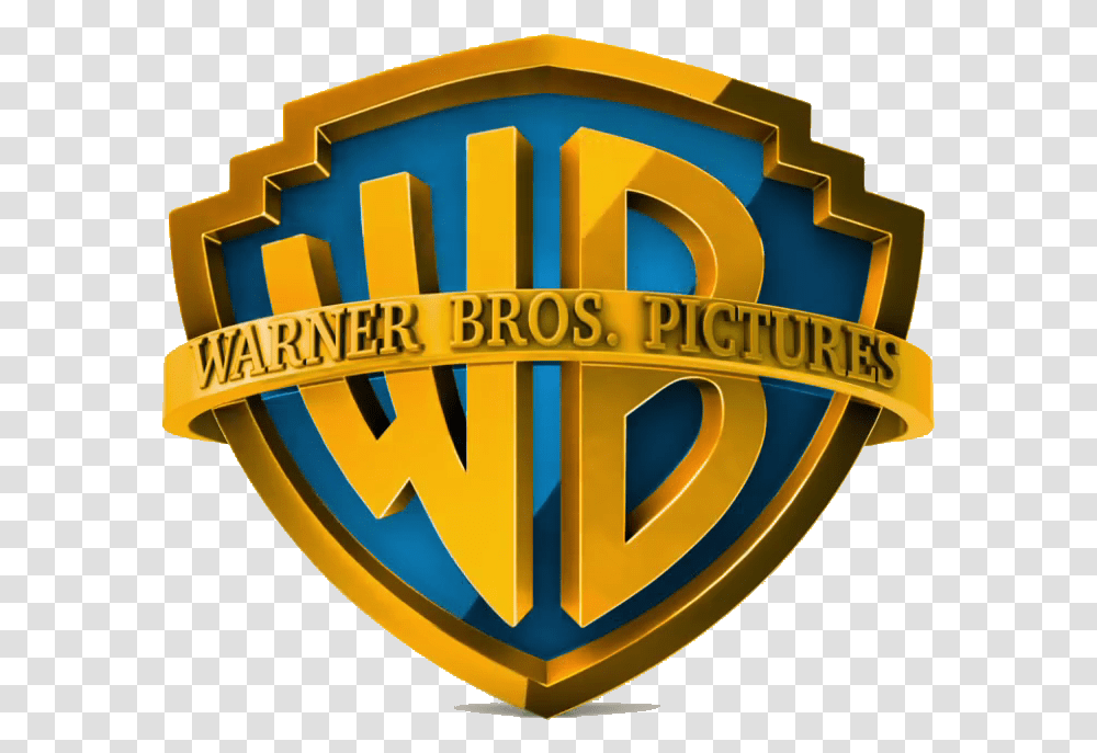 Thumb Image Warner Bros Pictures Logo Shield, Trademark, Badge, Emblem Transparent Png