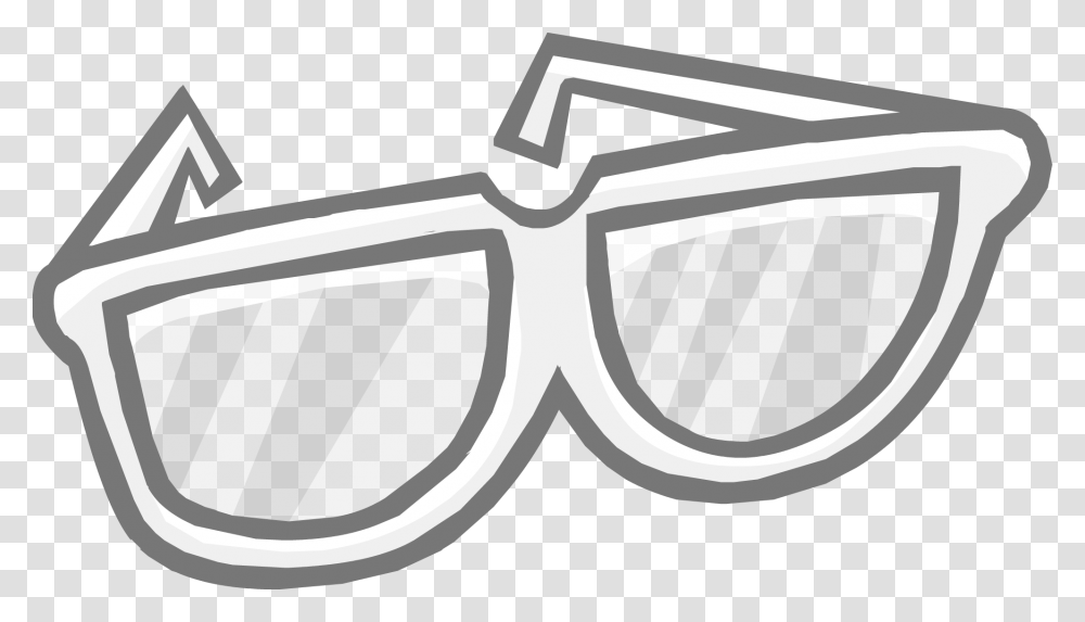 Thumb Image White Glasses Club Penguin, Goggles, Accessories, Accessory Transparent Png