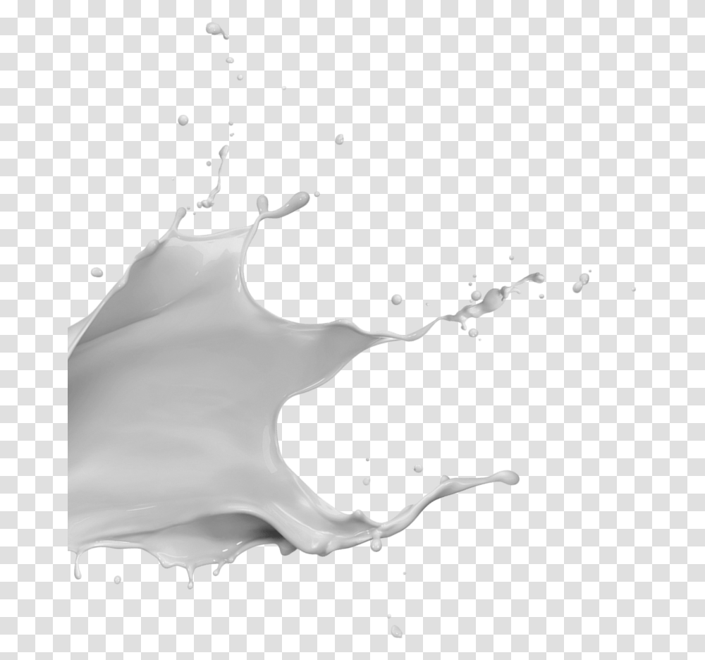Thumb Image White Paint Splash, Milk, Beverage, Drink, Bird Transparent Png