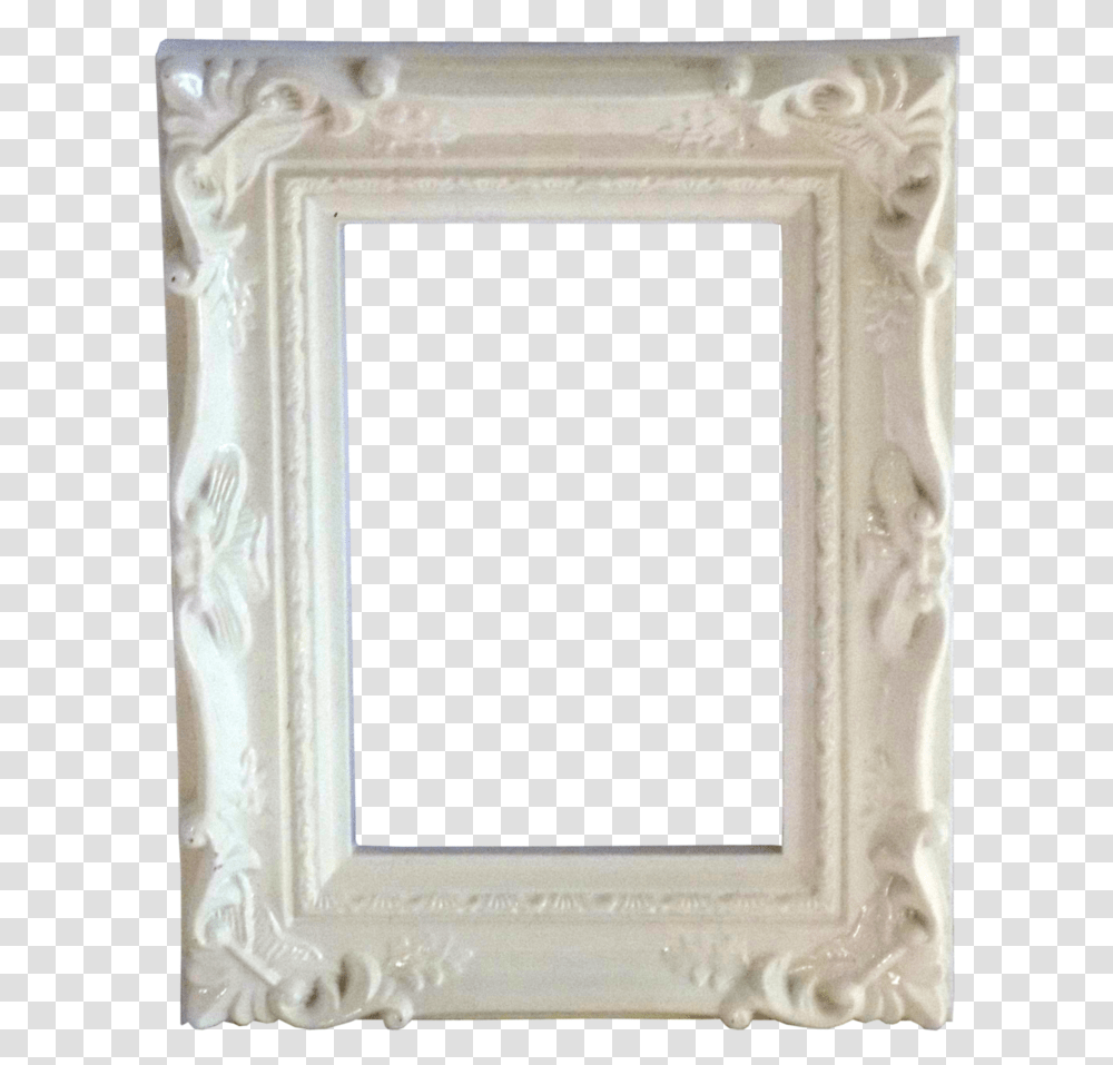 Thumb Image White Vintage Picture Frame, Mirror, Rug, Cabinet, Furniture Transparent Png