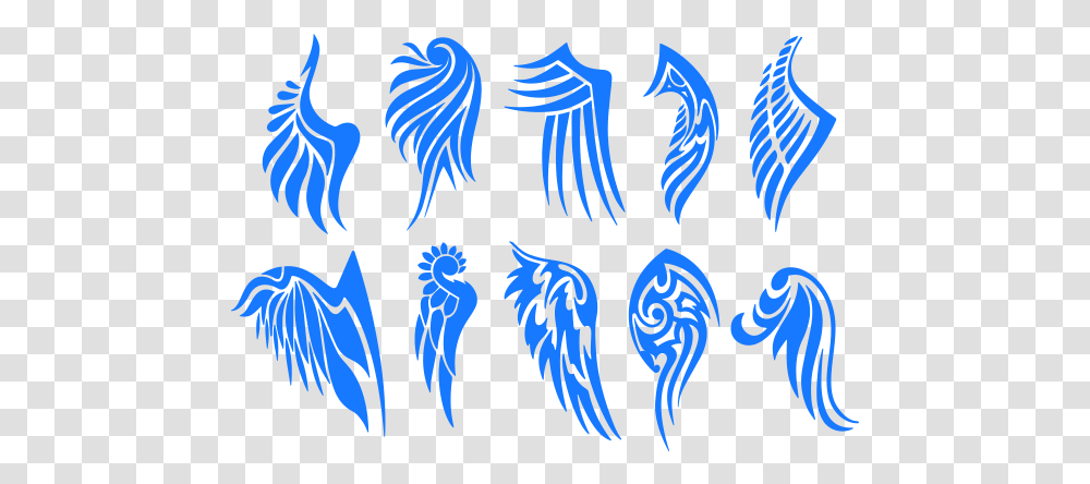 Thumb Image Wings Tribal Tattoo Design, Logo, Trademark, Emblem Transparent Png