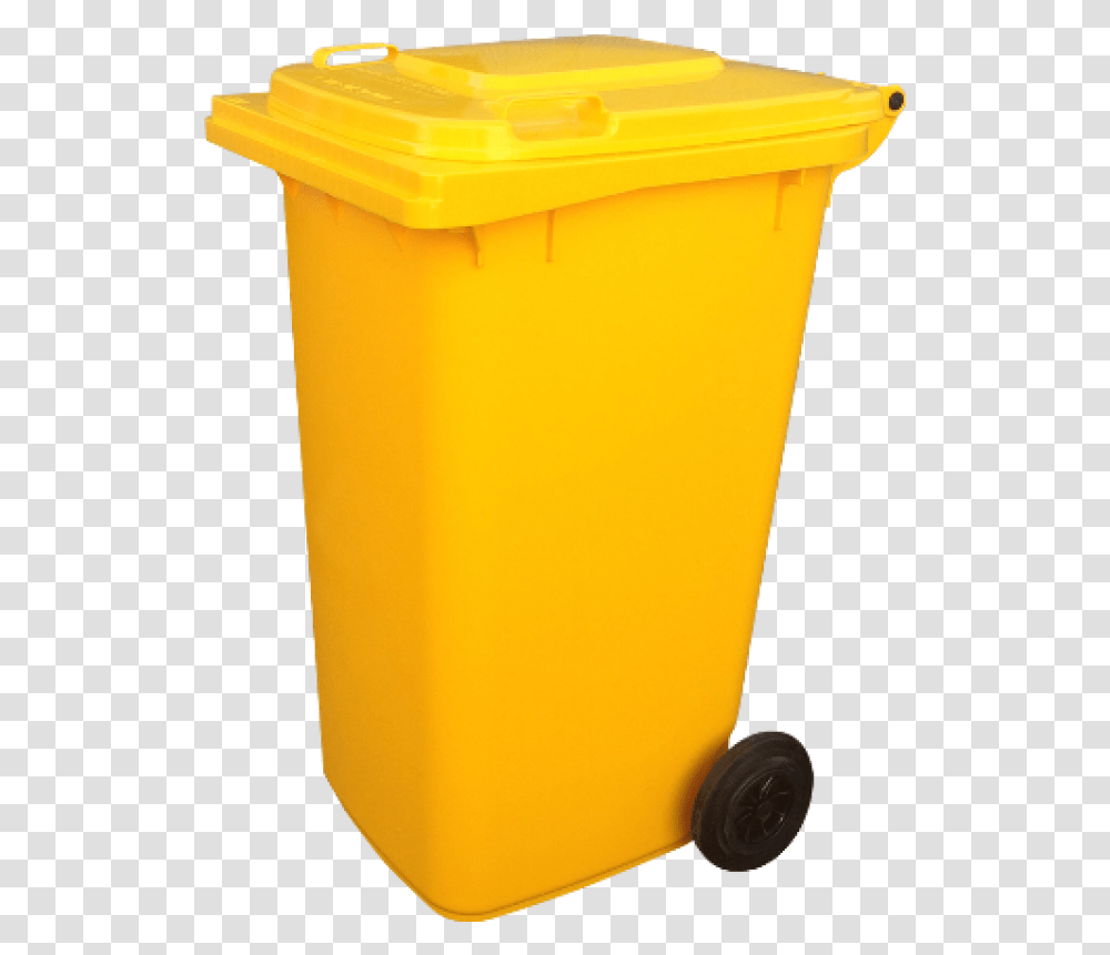 Thumb Image Yellow Bin Recycling, Plastic, Tin, Can, Trash Can Transparent Png
