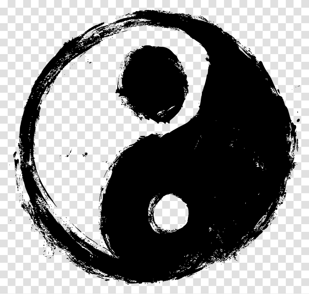 Thumb Image Yin Yang Symbol, Gray, World Of Warcraft Transparent Png