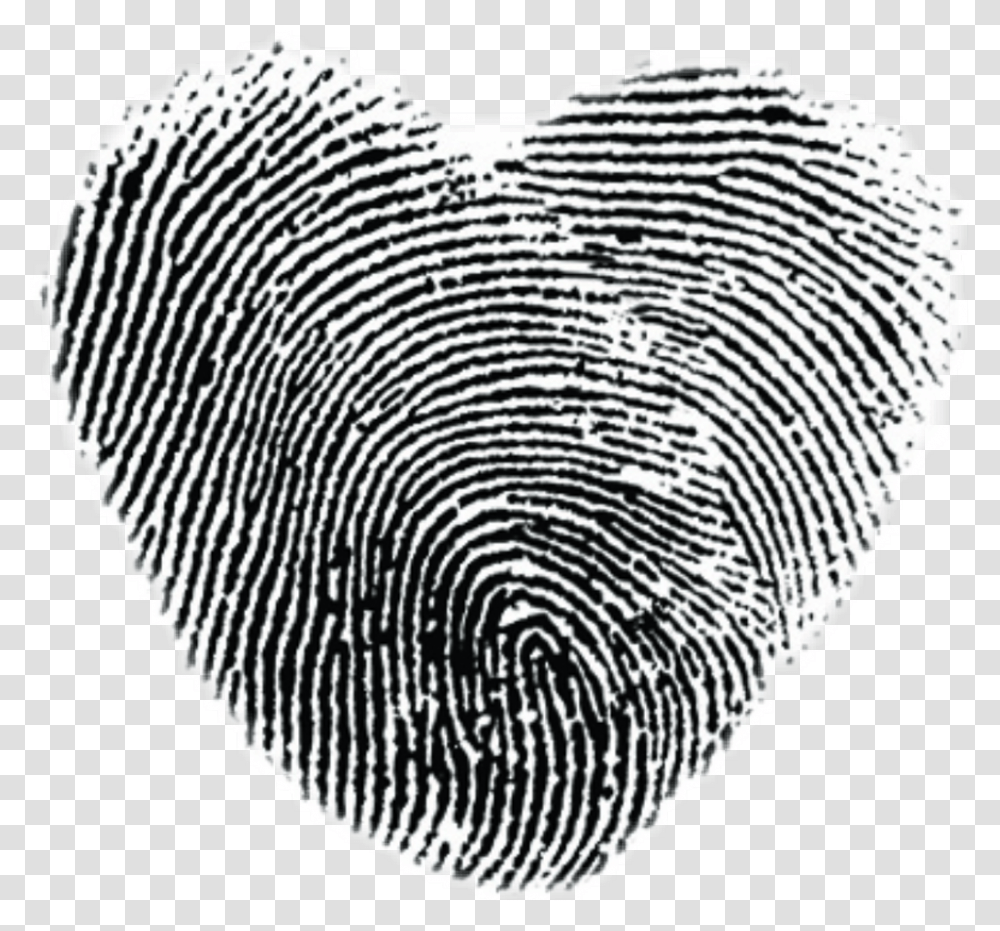 Thumb Print Heart Fingerprint Tattoo, Pillow, Cushion, Rug Transparent Png