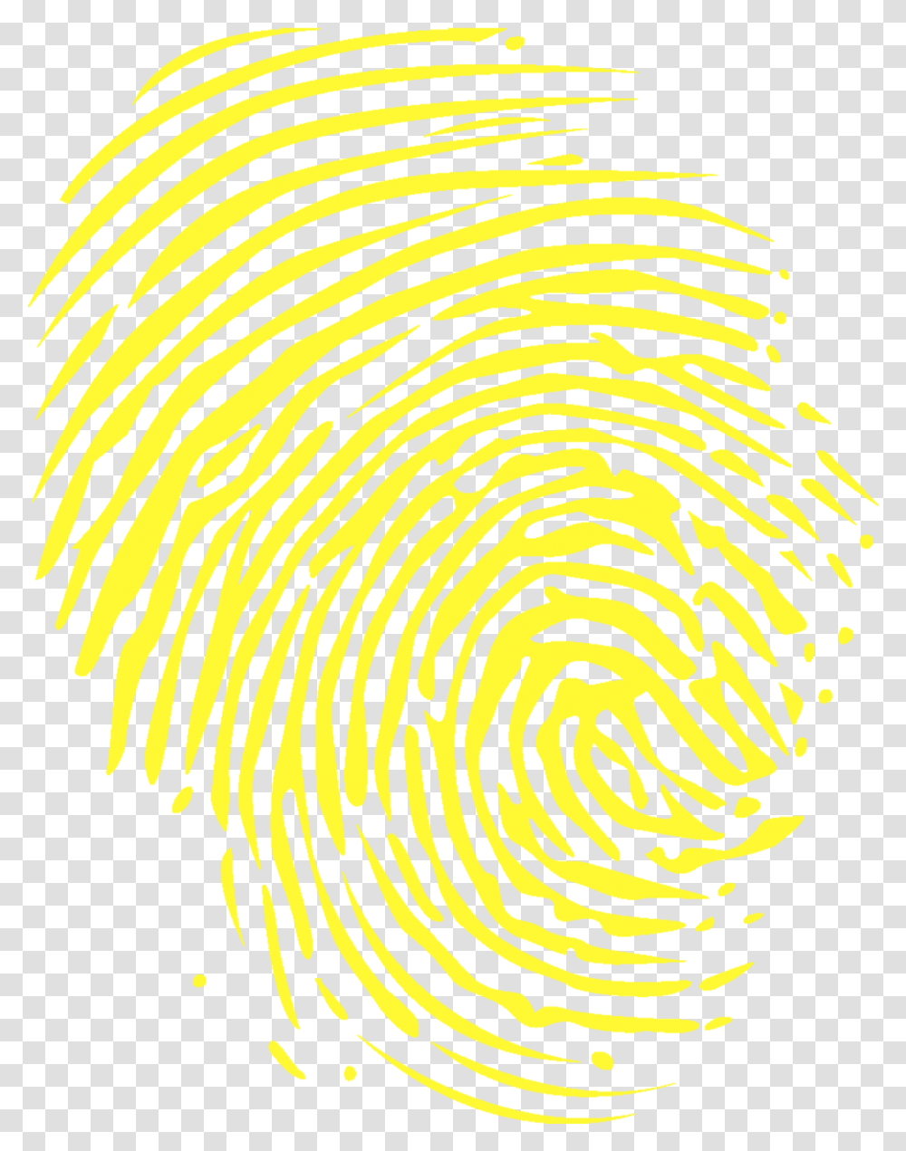 Thumb Print Yellow Thumbprint, Pattern, Banana, Fruit, Plant Transparent Png