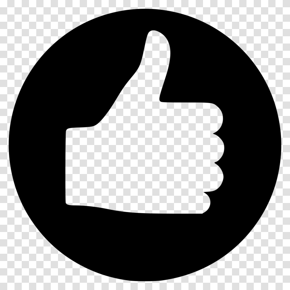 Thumb Up Like Icon White, Stencil, Hand, Thumbs Up, Finger Transparent Png
