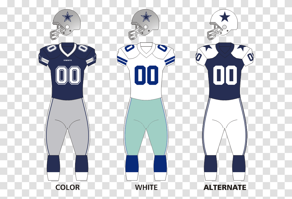 Thumbnail For Version As Of Dallas Cowboys Uniforms 2017, Apparel, Shirt, Helmet Transparent Png