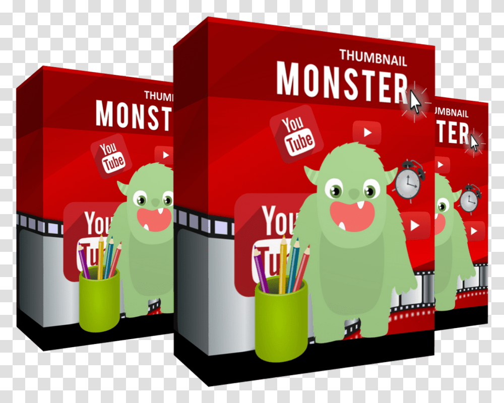 Thumbnail Monster, Advertisement, Poster, Flyer, Paper Transparent Png