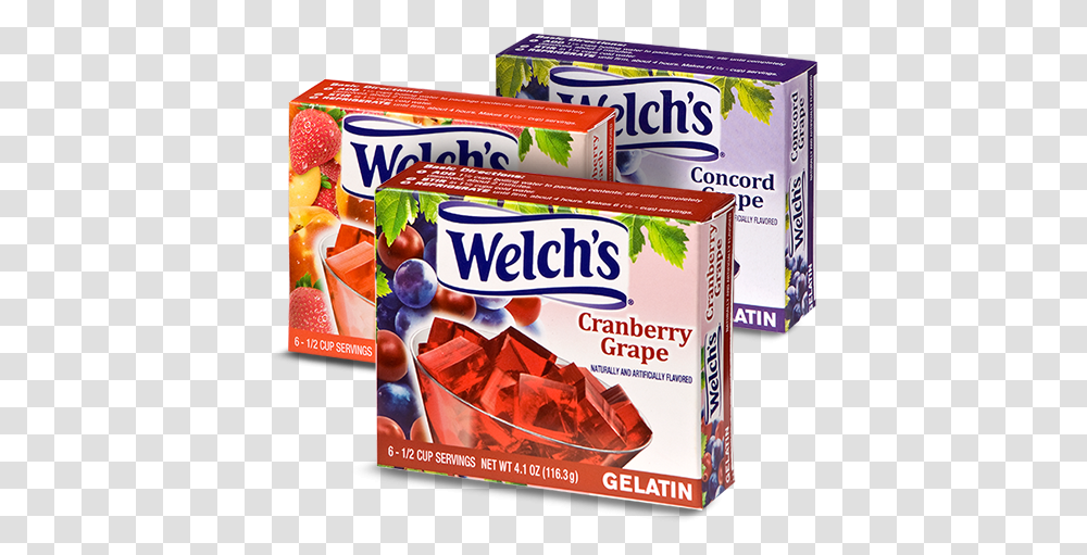 Thumbnail Welch's Gelatin, Gum, Food, Snack, Box Transparent Png