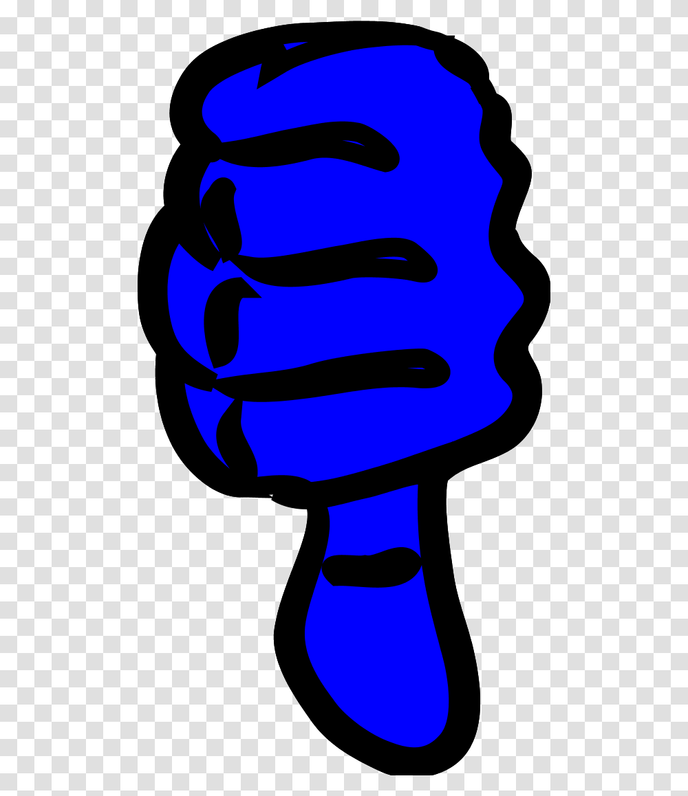 Thumbs Down Clipart Blue, Label, Person Transparent Png