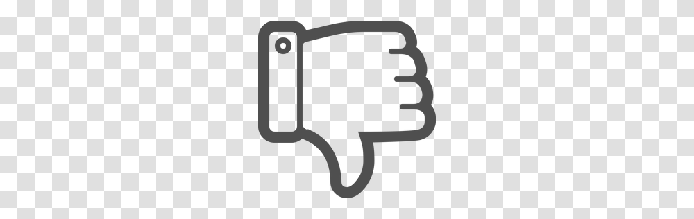 Thumbs Down Clipart, Gray Transparent Png