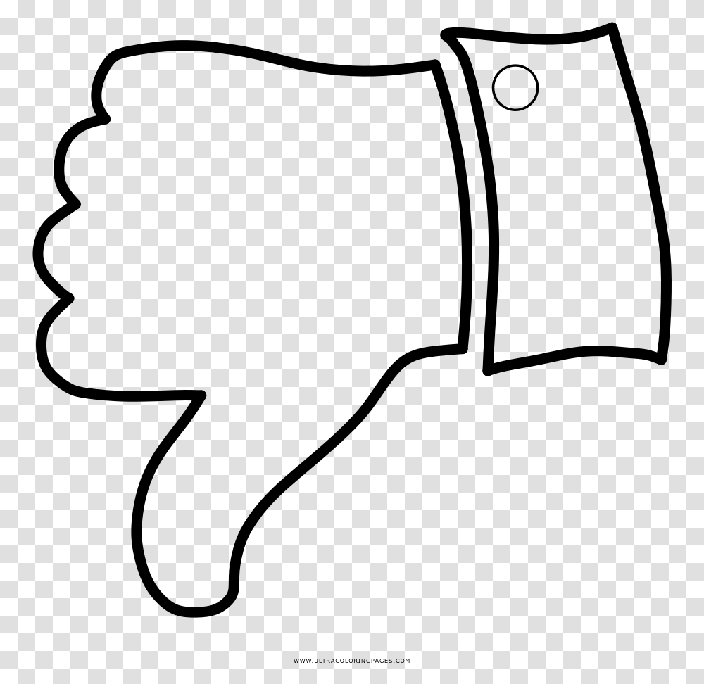 Thumbs Down Coloring, Gray, World Of Warcraft Transparent Png