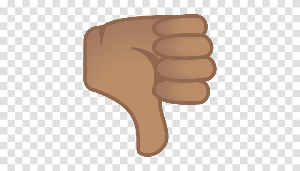 Thumbs Down Medium Skin Tone Icon Noto Emoji People Bodyparts, Hand, Finger, Axe, Tool Transparent Png