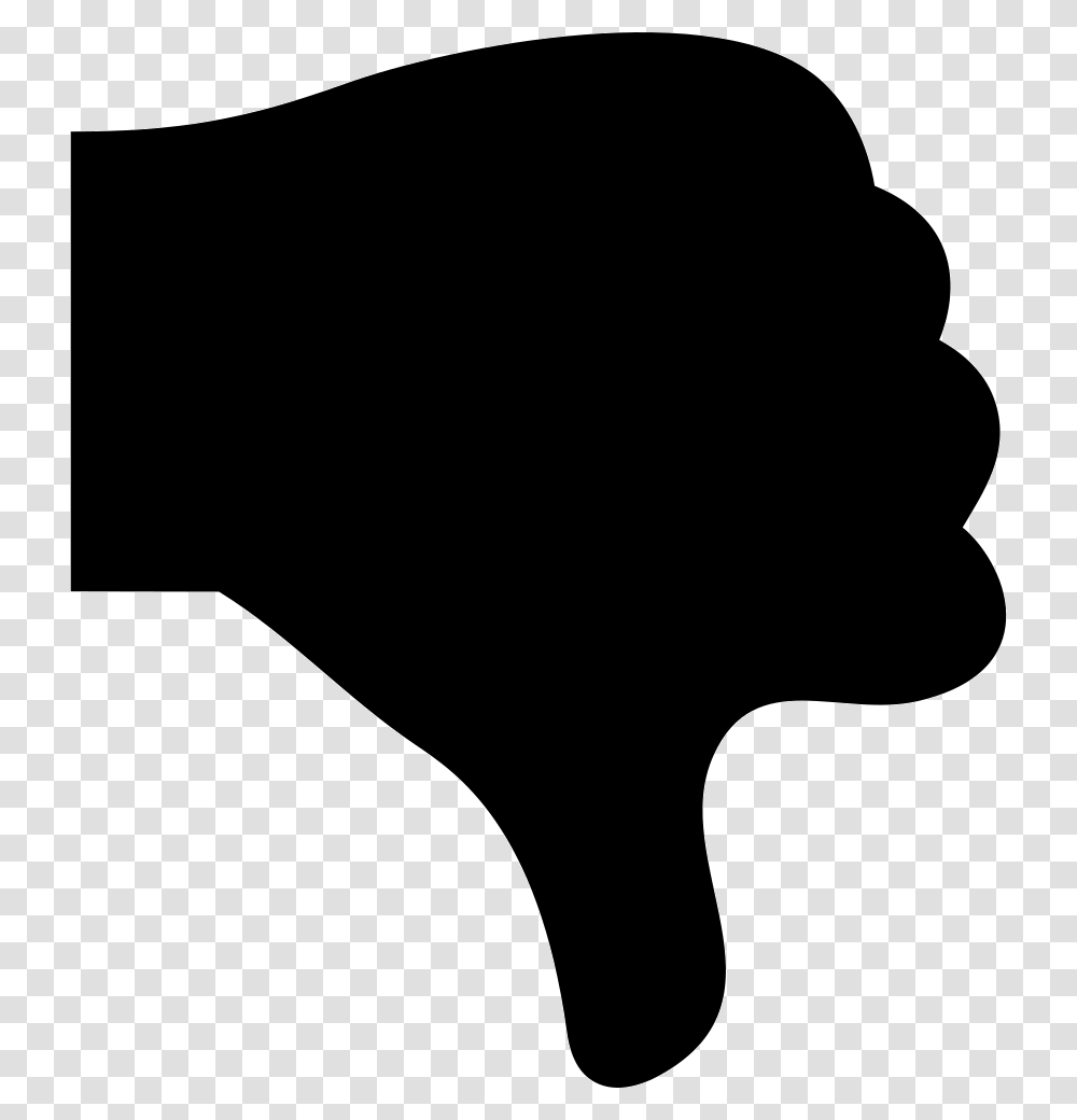 Thumbs Down Vector, Silhouette, Light, Stencil, Vulture Transparent Png