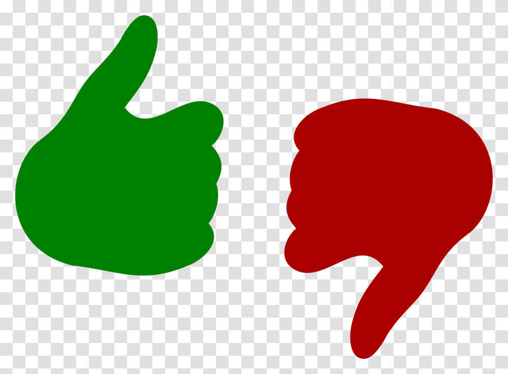 Thumbs Up And Thumbs Down Hd Thumbs Up And Thumbs, Hand, Silhouette, Heart Transparent Png