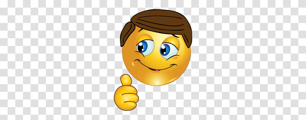 Thumbs Up Boy Smiley Emoticon Clipart, Helmet, Apparel, Angry Birds Transparent Png