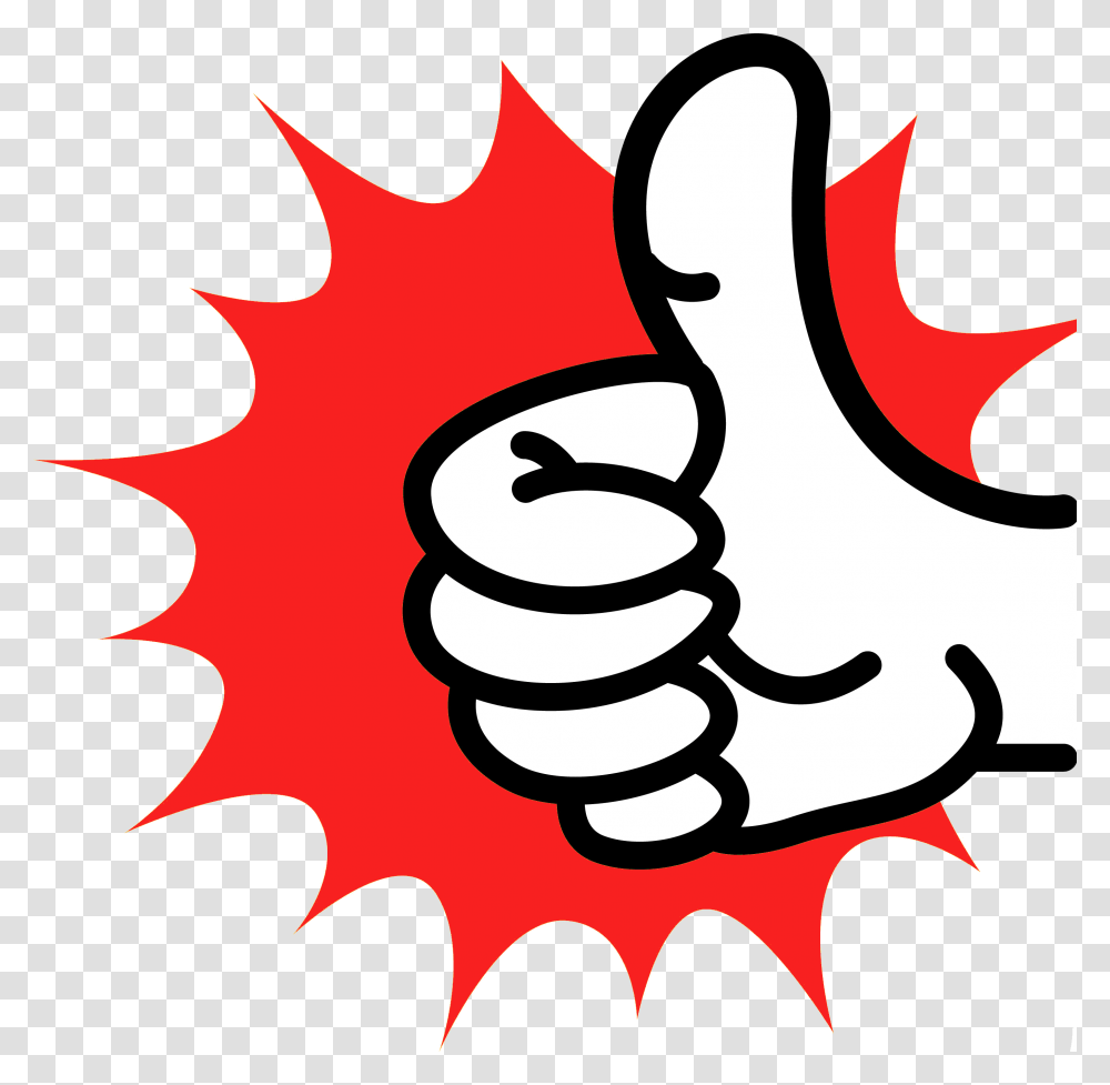 Thumbs Up Clipart, Hand, Light Transparent Png