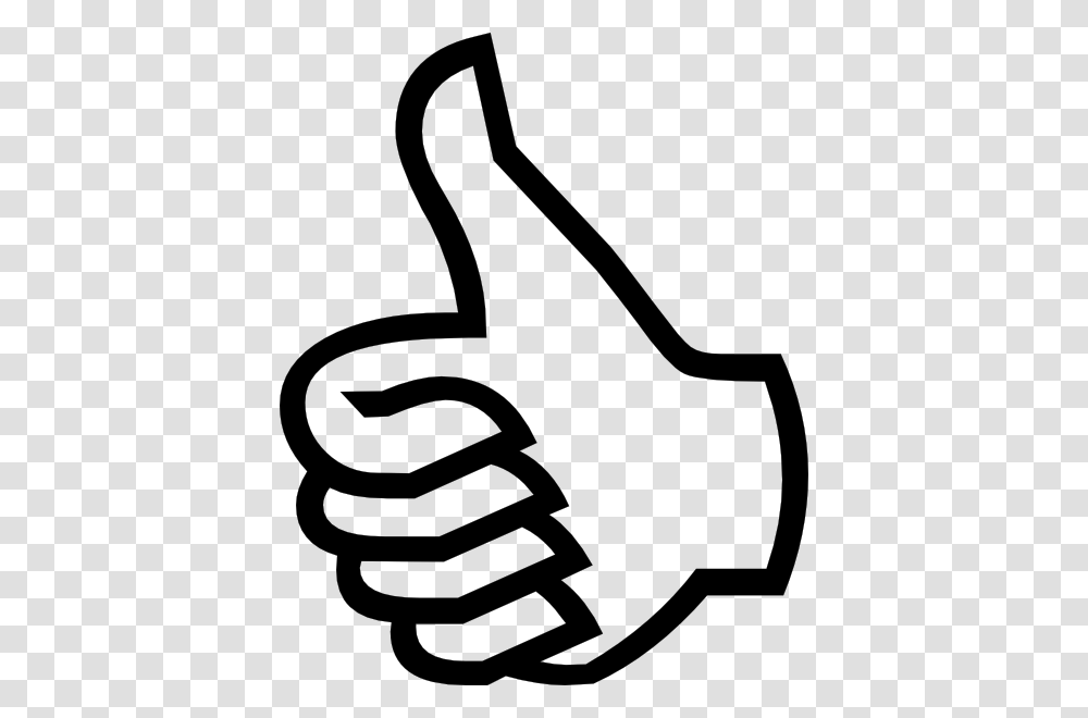 Thumbs Up Clipart, Hand, Stencil Transparent Png