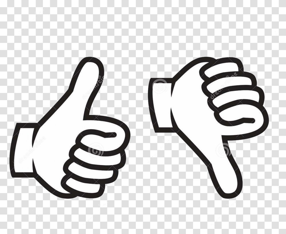 Thumbs Up Down Gesture Clip Art Silhouette Black Image Black And White Thumbs Up Thumbs Down, Finger, Hand, Light Transparent Png