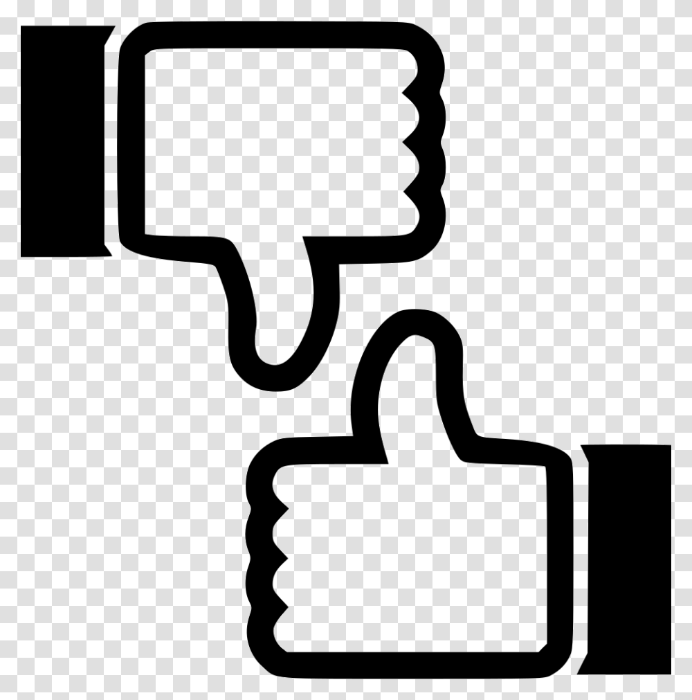 Thumbs Up Down Icon Free Download, Stencil, Label Transparent Png