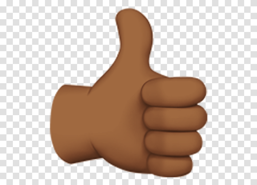 Thumbs Up Emoji Dark Skin Brown Thumbs Up Emoji, Person, Finger, Human Transparent Png
