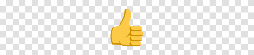 Thumbs Up Emoji On Emojione, Finger, Hand Transparent Png