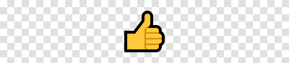 Thumbs Up Emoji On Microsoft Windows Anniversary Update, Hand, Axe, Tool, Fist Transparent Png