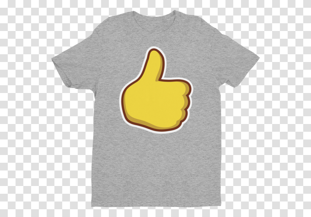 Thumbs Up Emoji Short Sleeve Next Level T Shirtquot Mean Streets T Shirt, Apparel, T-Shirt Transparent Png