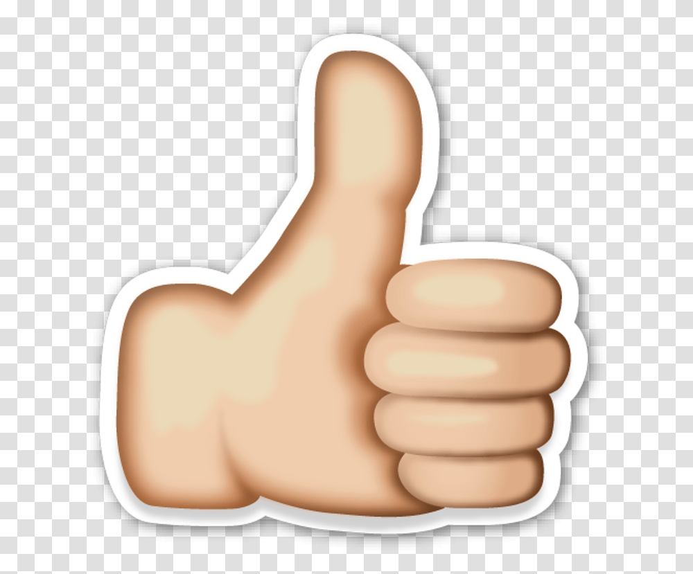 Thumbs Up Emoji Sticker, Finger, Hand Transparent Png