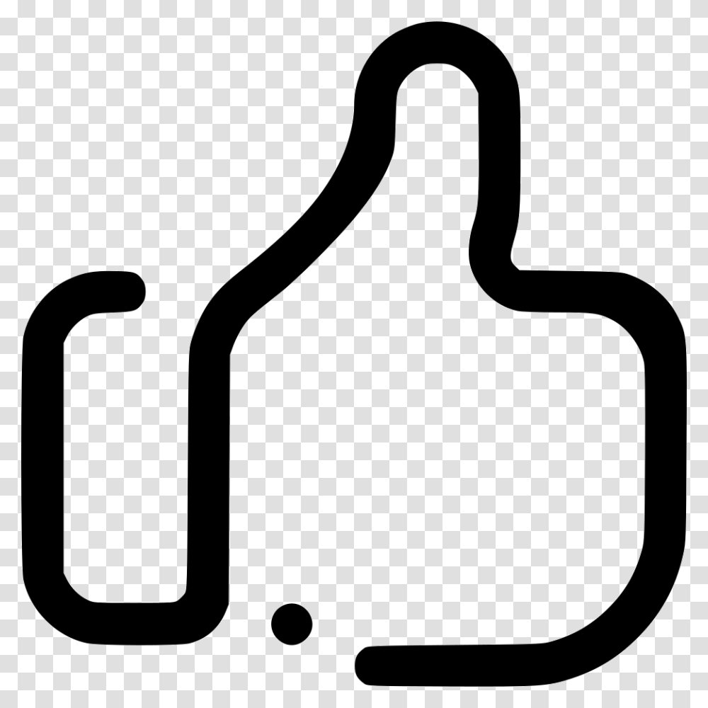 Thumbs Up Icon Line, Label, Number Transparent Png