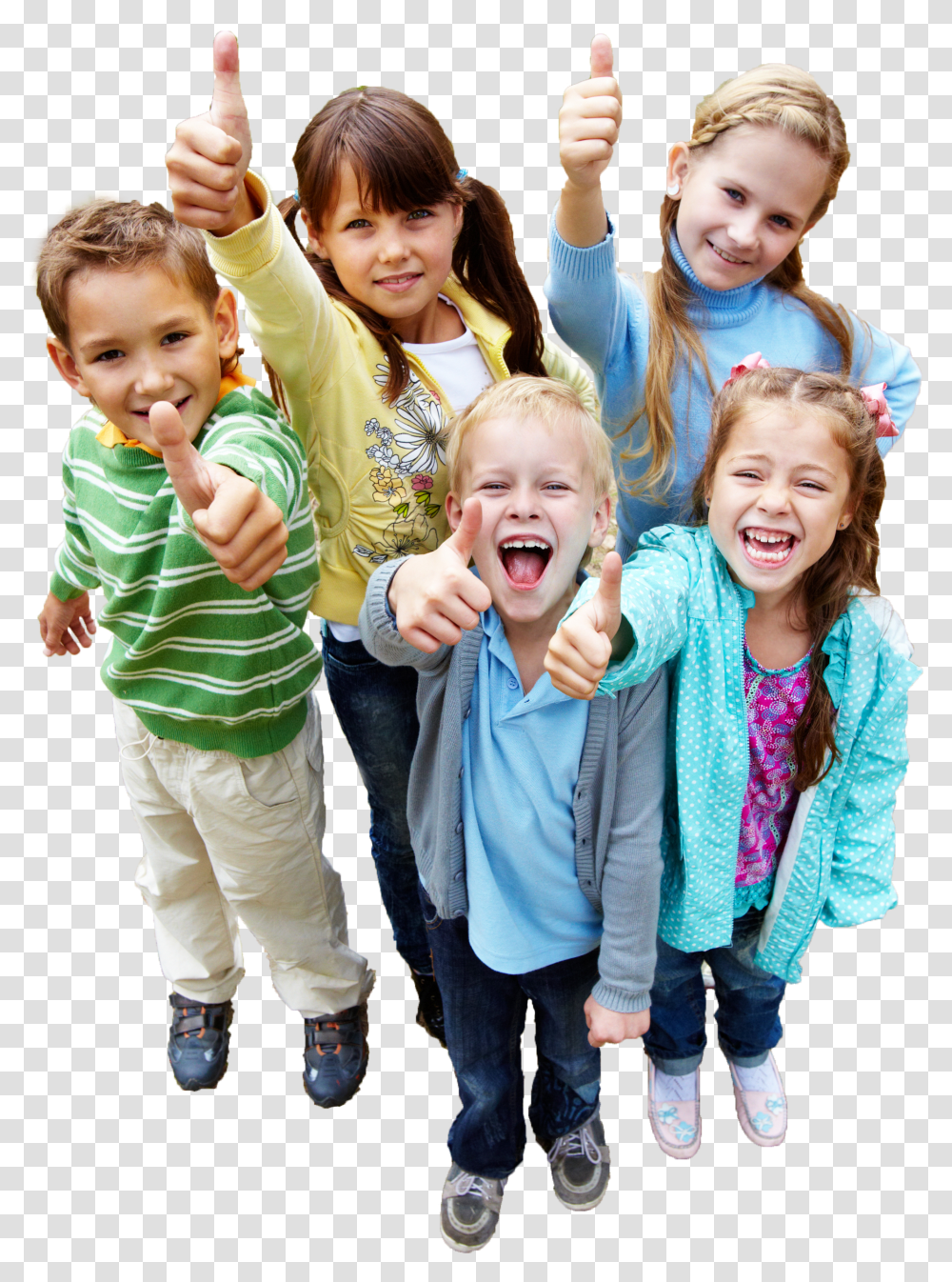 Thumbs Up Kid Kids Thumbs Up Transparent Png