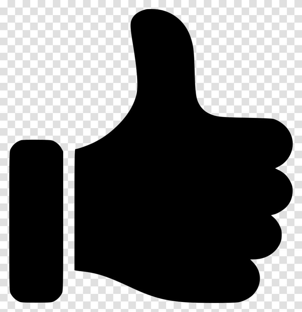 Thumbs Up Like Icon, Silhouette, Stencil, Pillow Transparent Png