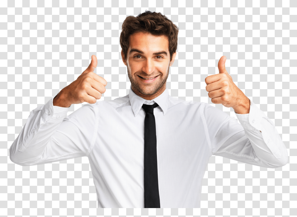 Thumbs Up Man, Tie, Accessories, Accessory, Shirt Transparent Png