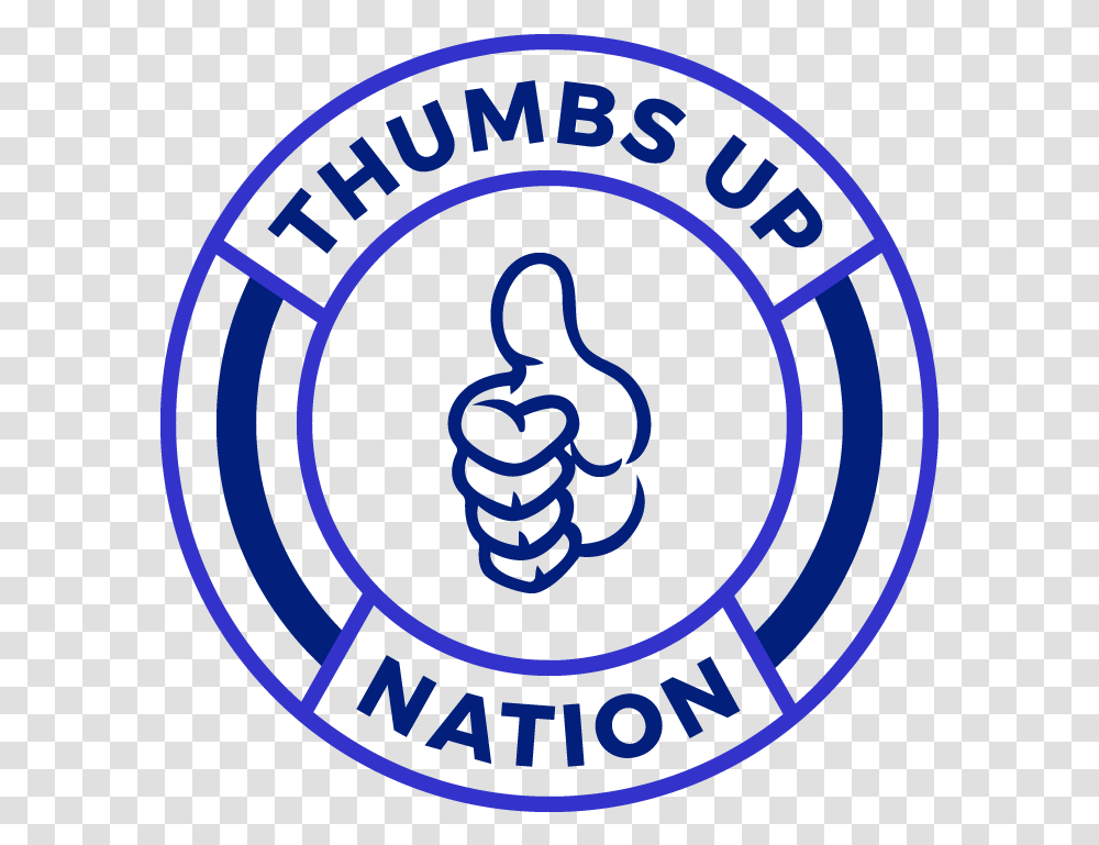 Thumbs Up Nation Emblem, Logo, Symbol, Trademark, Text Transparent Png
