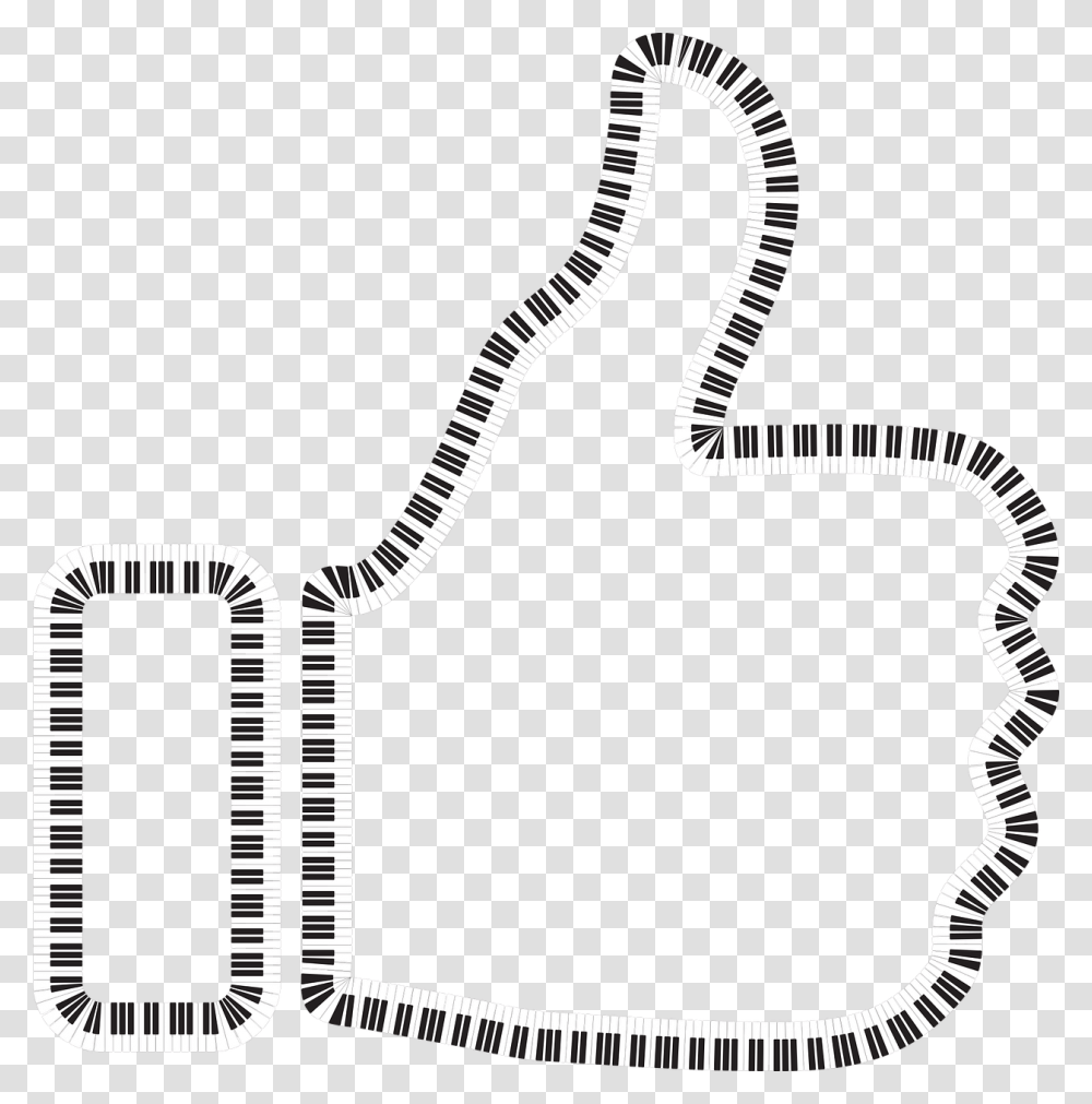 Thumbs Up Piano, Label, Alphabet, Number Transparent Png