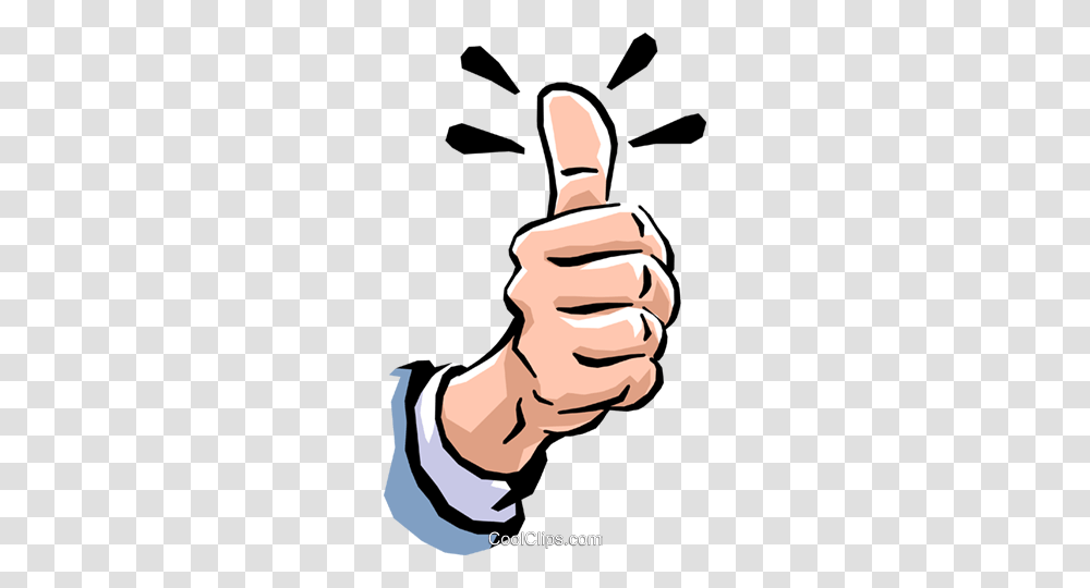 Thumbs Up Royalty Free Vector Clip Art Illustration, Hand, Finger, Fist Transparent Png