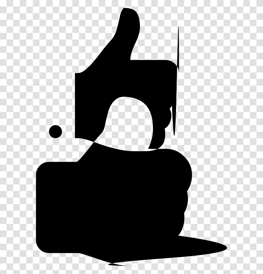 Thumbs Up, Silhouette, Stencil Transparent Png