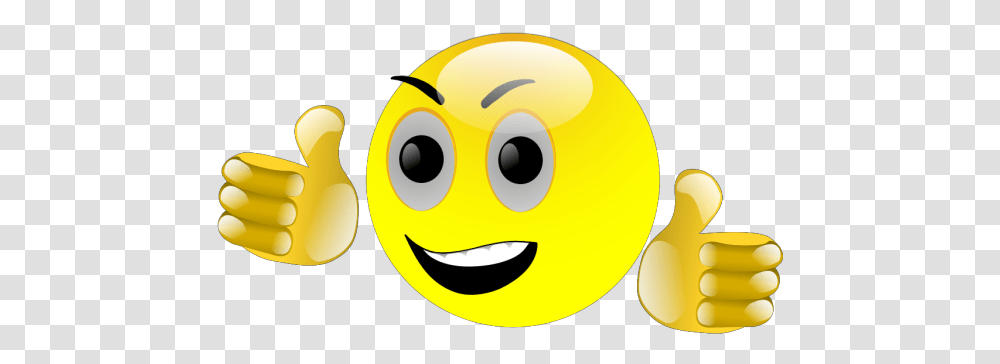 Thumbs Up Smiley, Pac Man Transparent Png