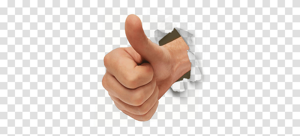 Thumbs Up Through Wall Mulethi Meaning In Urdu, Finger, Person, Human, Hand Transparent Png