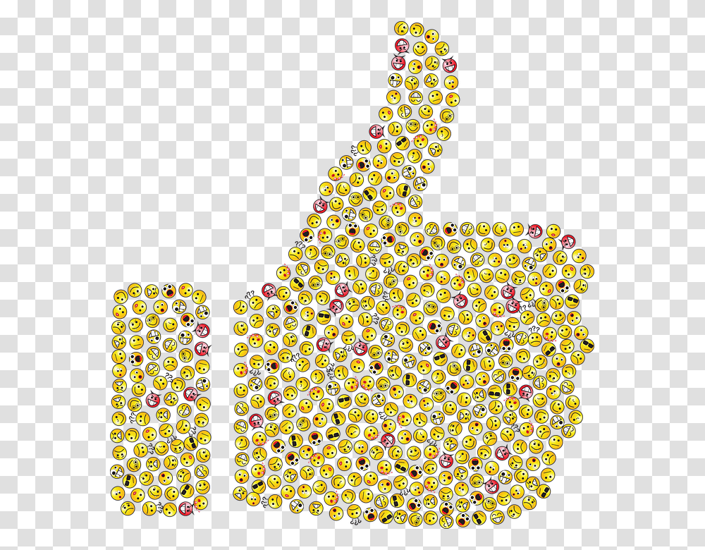 Thumbs Up Thumbs Up Emoji, Christmas Tree, Animal, Pattern Transparent Png
