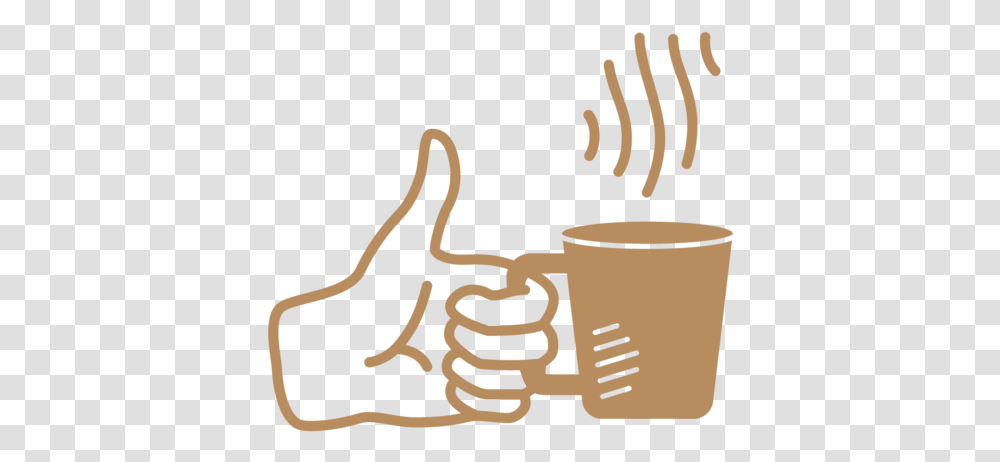 Thumbsup Gold4x Cup, Coffee Cup, Pottery, Beverage, Drink Transparent Png