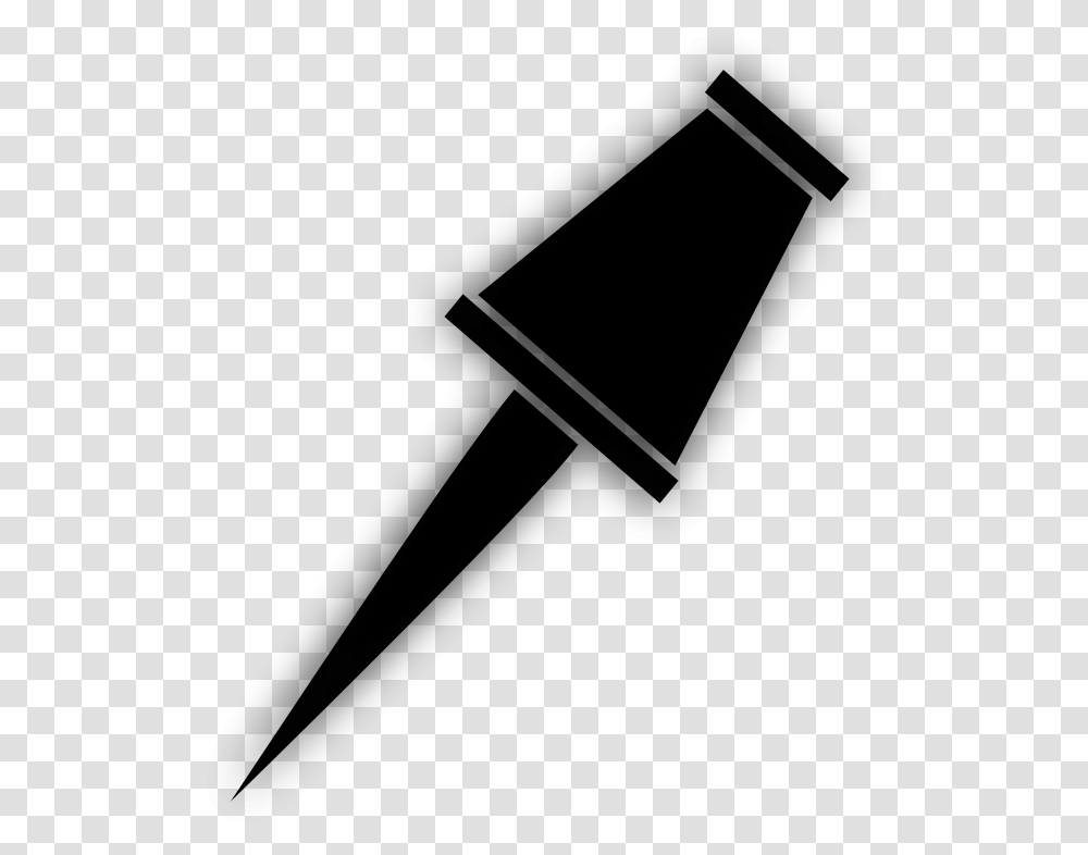 Thumbtackpushpin 2 Clip Art Alfiler Vector, Gray, World Of Warcraft Transparent Png