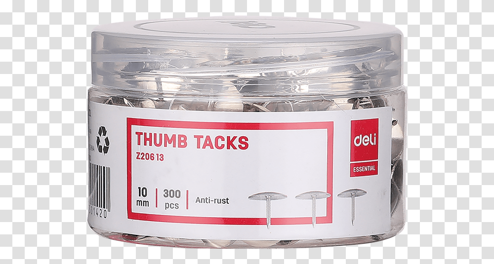 Thumbtacks, Jar, Label, Tin Transparent Png