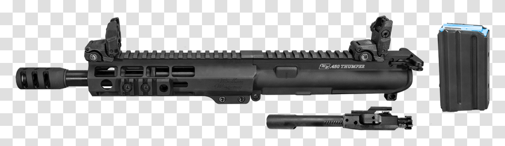 Thumper Pistol Upper Kit 450 Bushmaster Pistol Upper, Gun, Weapon, Weaponry, Shotgun Transparent Png