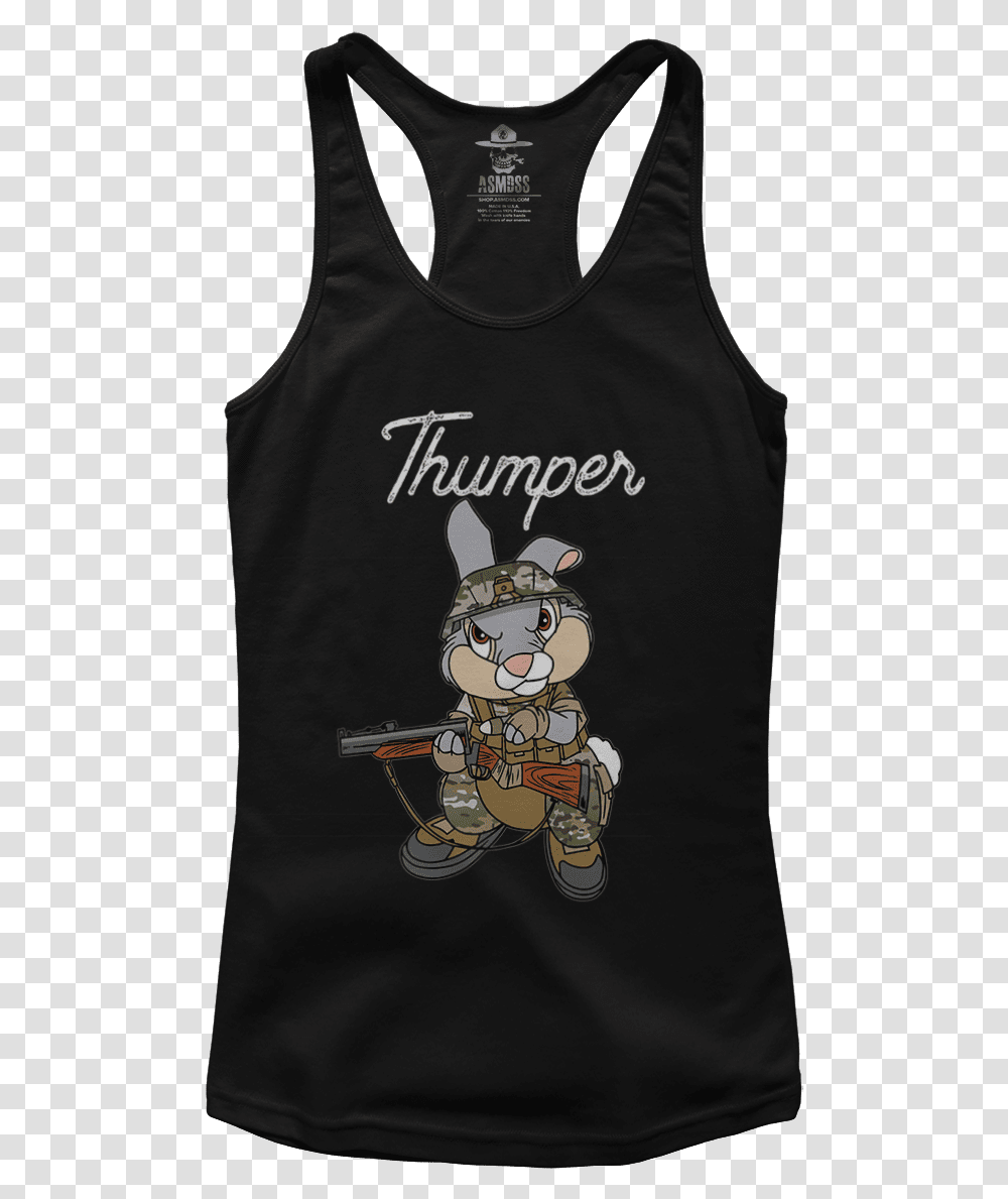 Thumper Twerking 9 To, Apparel, T-Shirt, Tank Top Transparent Png